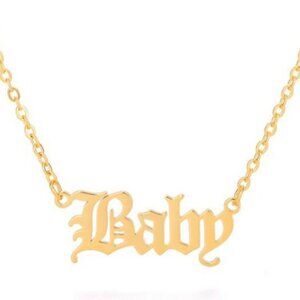 Baby Pendant Stainless Steel Necklace